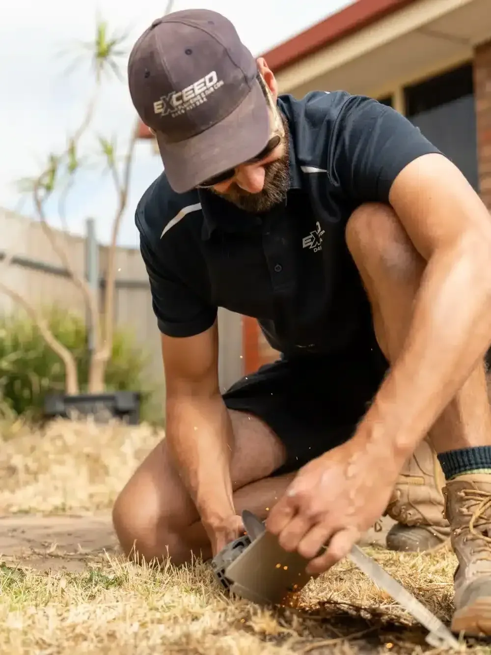 A Aberfoyle Park plumber at work on a job